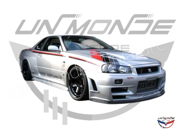 Nissan Skyline R34 GT-R Z 1999 Tune Silver