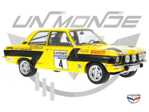 Opel Ascona A Rac Rallye 1975 #4 W.R�HLR/C.GEISTD�RFER