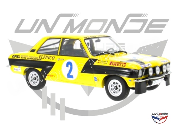 Opel Ascona A Rally Aeropolis 1975 #2 W.R�HRL / C.GEISTD�RFER