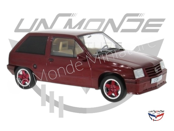 Opel Corsa A SR Rouge Fonc 1983