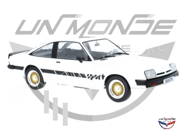Opel Manta B GT/E Blanche 1975