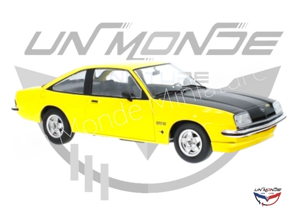 Opel Manta B GT/E Jaune & Noir 1975