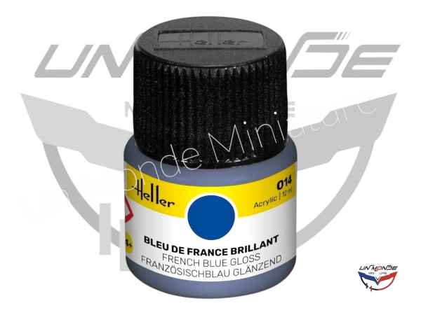 Peinture Acrylic 014 Blue de France Brillant 12ml