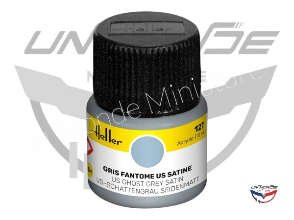 Peinture Acrylic 127 Gris Fantome US Satine 12ml