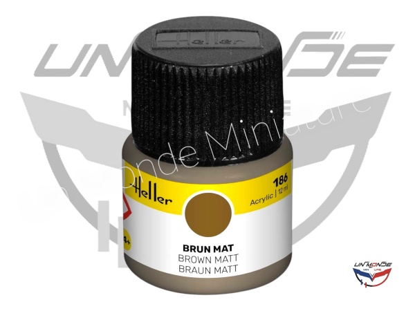 Peinture Acrylic 186 Brun Mat 12ml