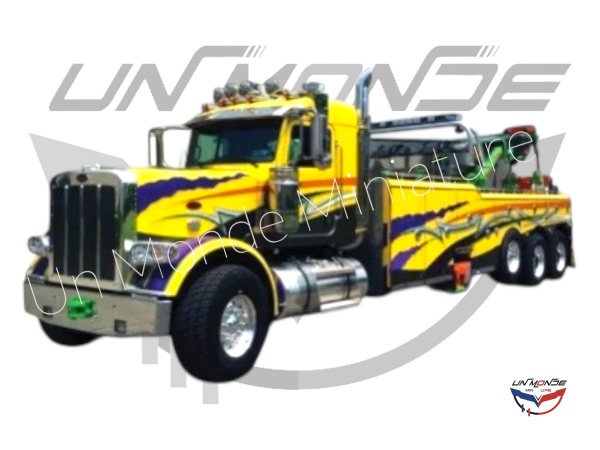Peterbilt 359 Wrecker 1980 Jaune & Violet d�cor IXO America