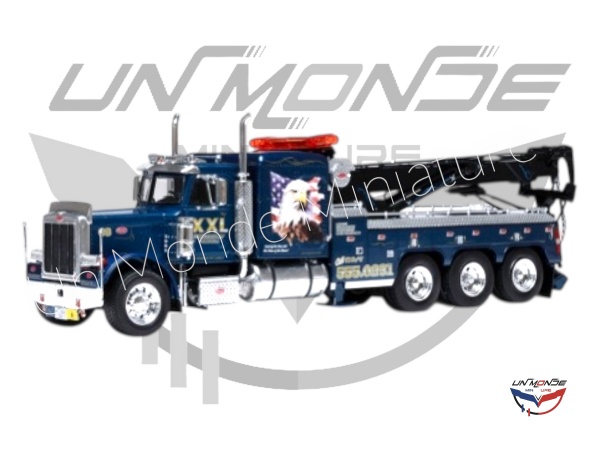 Peterbilt 359 Wrecker Bleu 1980 IXO America