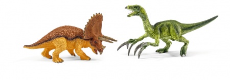 Petits Triceratops et Therizinosaure