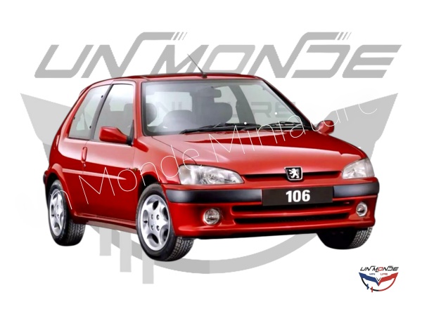Peugeot 106 S16 1998 Diablo Red