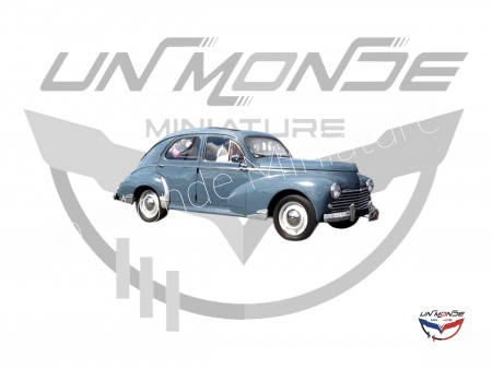 Peugeot 203 1955 Gris-Bleu
