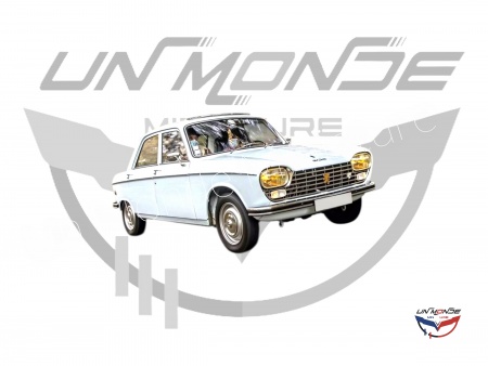 Peugeot 204 1967 Bleu Ciel