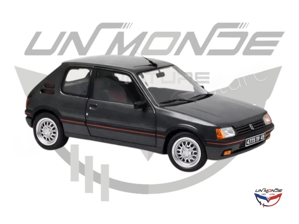 Peugeot 205 GTI 1.61 1989 Gris Graphite