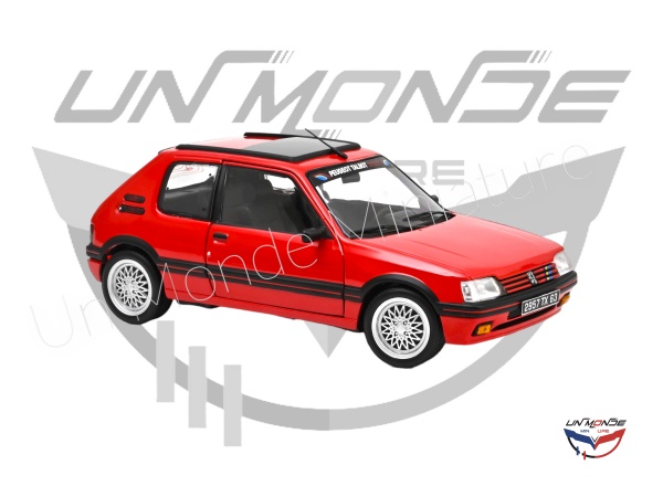 Peugeot 205 GTI 1.9 PTS Deco 1991 Vallelunga Red