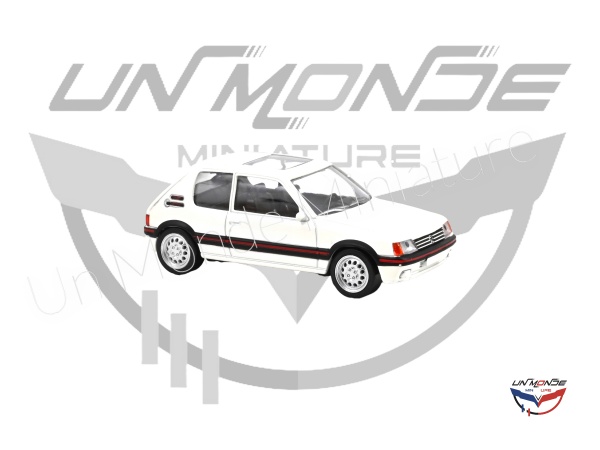 Peugeot 205 GTI 1986 Meije White Jet-Car