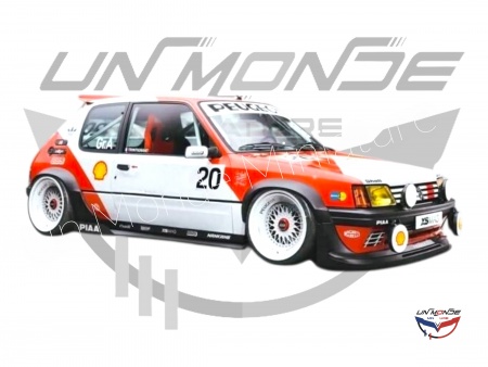 Peugeot 205 GTI 1990 Black Fish M Tribute