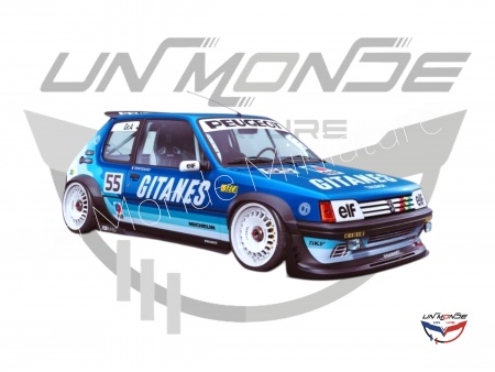 Peugeot 205 GTI Blackfish G Tribute 1990