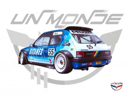 Peugeot 205 GTI Blackfish G Tribute 1990