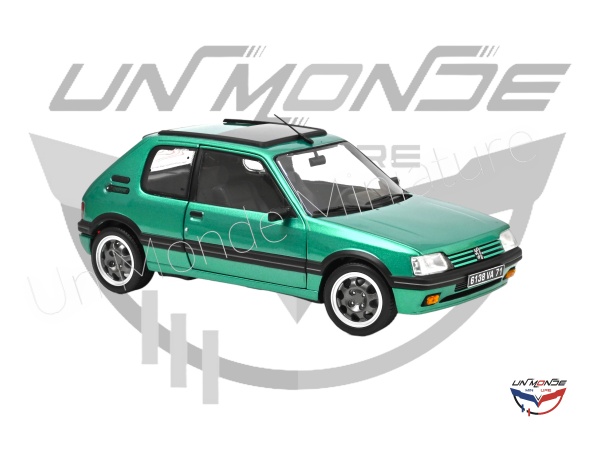 Peugeot 205 GTI Griffe With Windowroof 1991 Green
