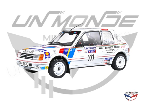 Peugeot 205 GTI White Lombard