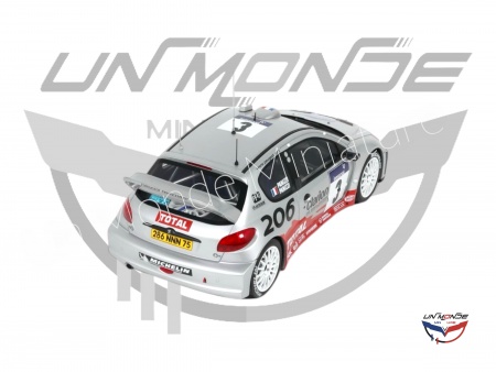 Peugeot 206 WRC PANIZZI TDC 2002 Silver