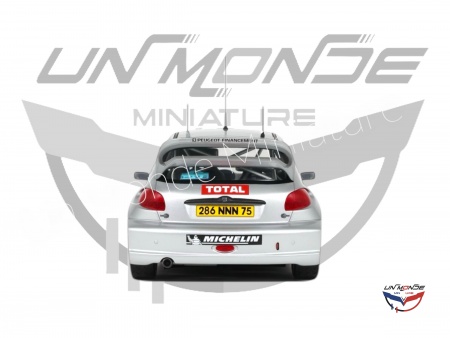 Peugeot 206 WRC PANIZZI TDC 2002 Silver