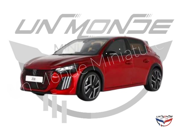 Peugeot 208 GT Hybrid 2024 Red Elixir