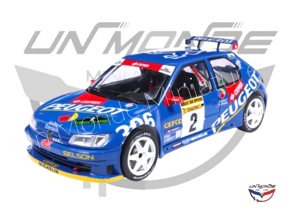 Peugeot 306 #2 J.ASCONA-J.BILLMAIER 1997 Maxi Blue