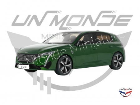 Peugeot 308 GT 2022 Olive Green