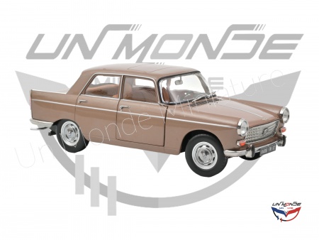 Peugeot 404 1965 Brown with Caravane Hénon