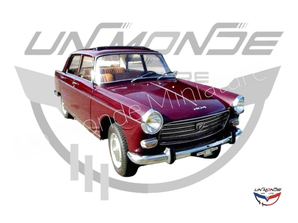 Peugeot 404 1968 Algue Brune