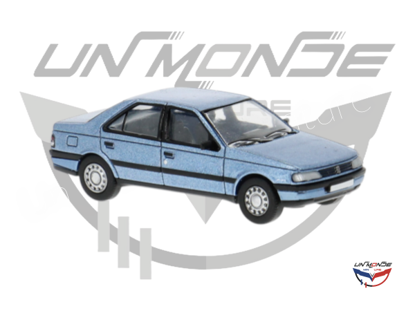 Peugeot 405 bleu clair 1987