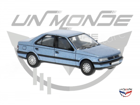 Peugeot 405 bleu clair 1987