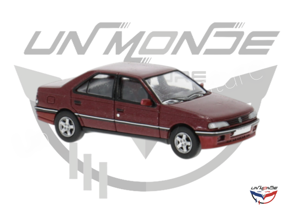 Peugeot 405 Mi 16 rouge fonc�1987