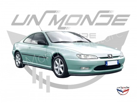 Peugeot 406 Coup&eacute; 1997 Vert Lugano