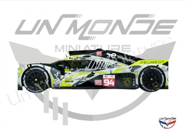 Peugeot 9x8 DUVAL/JAKOBSEN/VANDOORNE #94 Grey