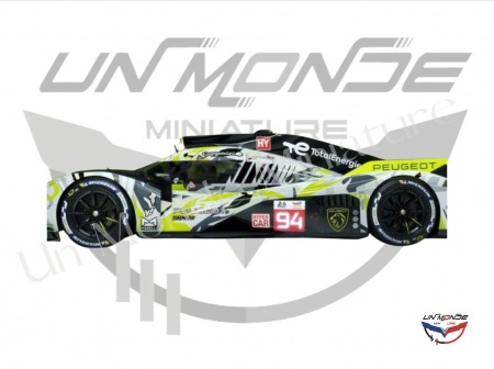 Peugeot 9x8 DUVAL/JAKOBSEN/VANDOORNE #94 Grey