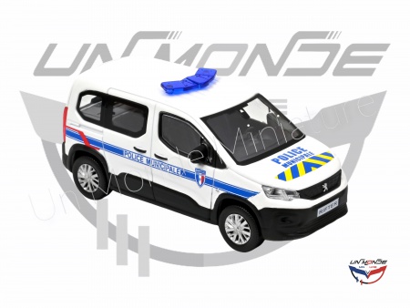 Peugeot Rifter 2019 Police Municiaple with blue & yellow striping
