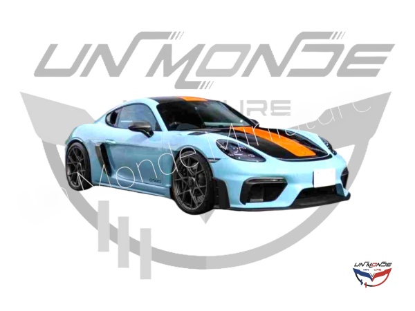 Porsche 718 Cayman GT4 RS 2024 Gulf Blue