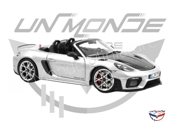 Porsche 718 Spyder RS With Weissach Pack 2023 GT Silver Metallic