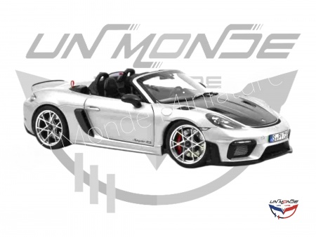 Porsche 718 Spyder RS With Weissach Pack 2023 GT Silver Metallic