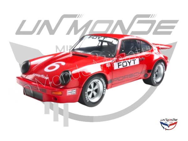 Porsche 911 #6 FOYT Iroc Daytona 1974 Iroc Red