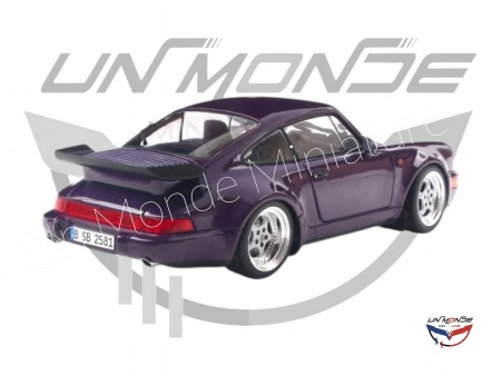 Porsche 911 964 1990 Turbo Violet Blue Metallic