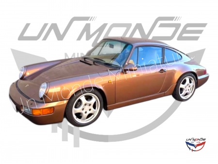 Porsche 911 Carrera 2 1992 Cognac Brown Metallic