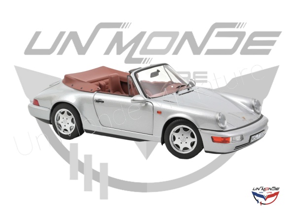 Porsche 911 Carrera 2 Cabriolet 1990 Silver