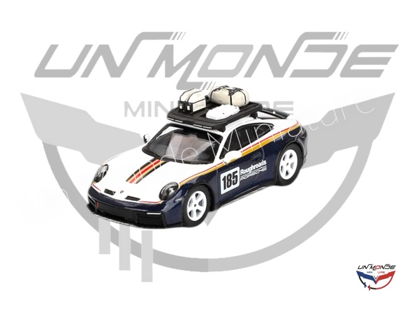 Porsche 911 Dakar Rallye Design Package White and Metallic Blue