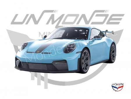 Porsche 911 GT3 Pack Weissach 2025 Bleu Gulf
