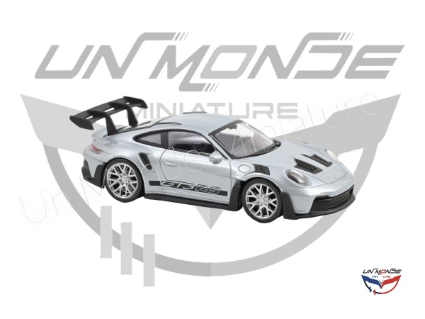 Porsche 911 GT3 RS 2020 Silver with Black Stickers