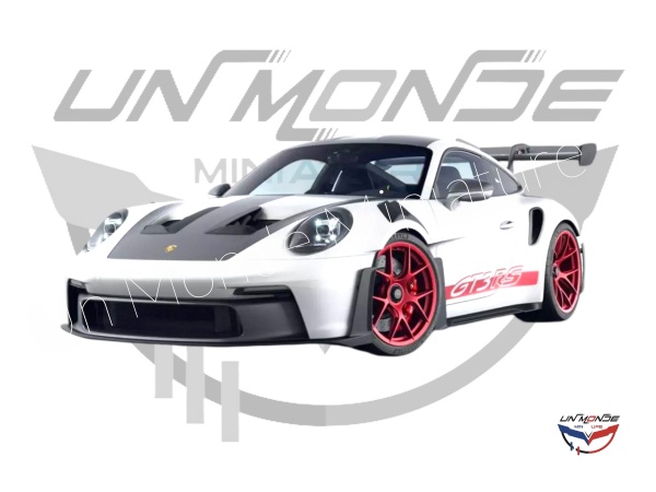 Porsche 911 GT3 RS Pack Weissach 2022 Bkanc/Rouge Pyro