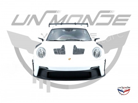 Porsche 911 GT3RS 2024 White With Blue Stripes