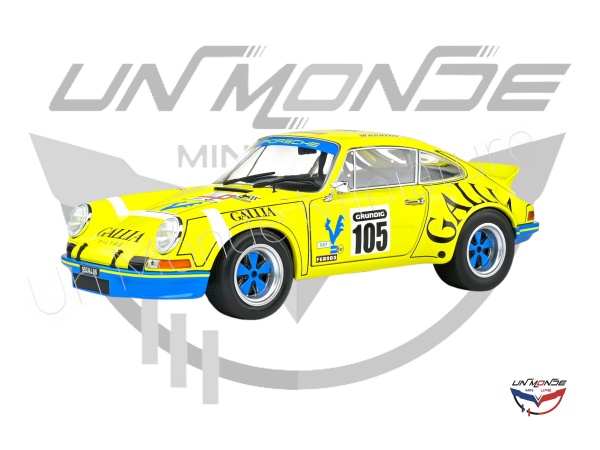 Porsche 911 RSR 1973 Yellow Lafosse/Angoulet